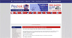 Desktop Screenshot of pestek.co.uk